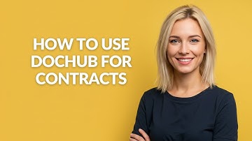 How to Use Dochub for Contracts - Julia