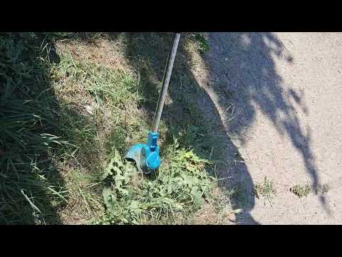 Тример садовий акумуляторний на колесах 48V, газонокосарка електрична Lawn Mower для газонів, трави і кущів + колеса мотокоса акумуляторна з гострими ножами та металевим диском бездротова електрокосарка на акумуляторі портативна з двома акумуляторами фото від покупців 2