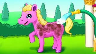 Princess Pet Castle - Play Animal Horse Hair Salon & Maker Up | Game By TutoTOONS screenshot 5