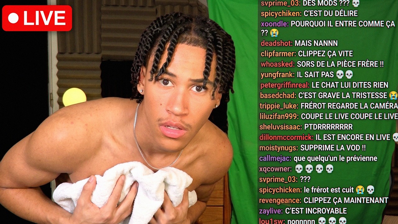 J'ai prétendu lancer un live par Accident..
