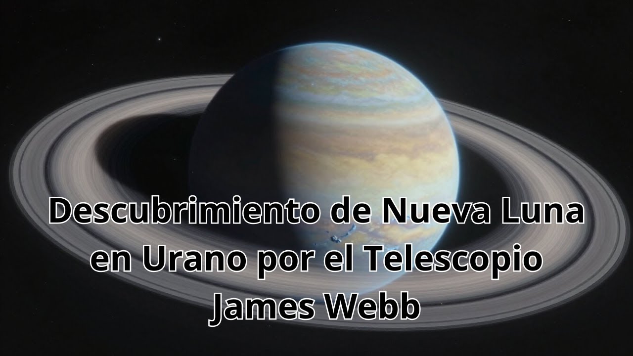Descubrimiento de Nueva Luna en Urano por el Telescopio James Webb ...