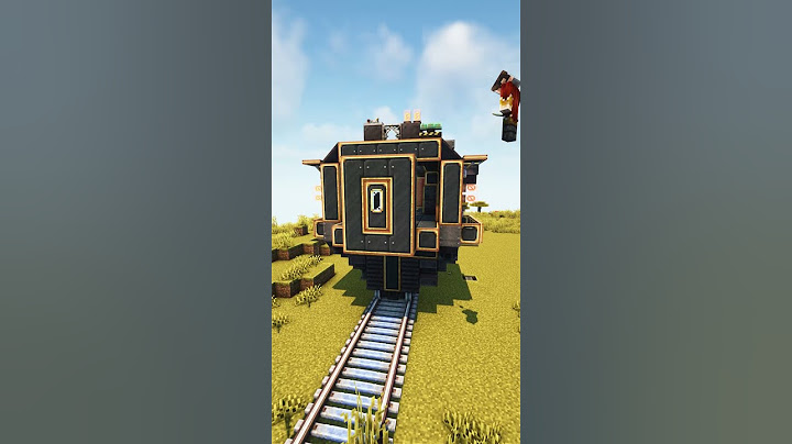 Minecraft CREATE MOD Biggest Train #shorts