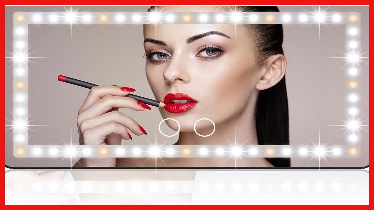 Great product -  Car Sun Visor Vanity Mirror, Rechargeable Makeup Mirror with 3 Light Modes & 60 LED