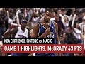 Throwback. Eastern Conf R1 2003 Pistons vs Magic Game 1 Full Highlights. McGrady scores 43 points HD