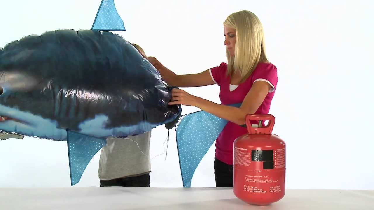 Air Swimmers eXtreme Shark Assembly Instructions - EN, IT & SL Captions 