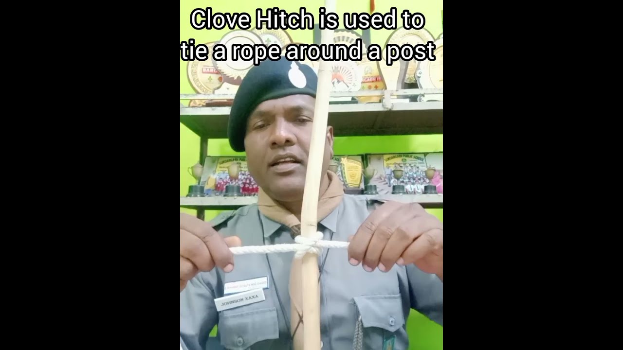 Learn to tie and demonstrate different knots of Pratham Sopan as per APRO PART-II 