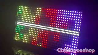 Vídeo: Panel Destellador Mega Estrobo LED RGB pixeleable 200w