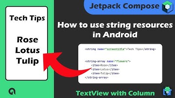 How to use String Resources in Android Jetpack Compose