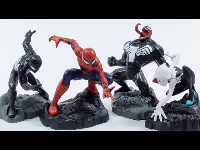 スパイダーマン　スタチュー スパイダーマン カプセルスタチュー 全4種 Spider-Man Capsule Statue
