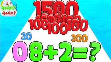 NUMBER MASTER: Number Evolution, Run: Merge Master Gameplay Walkthrough Android iOS (Math Games)