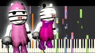 Twisted Twins Theme - Piano Remix - Piggy Roblox