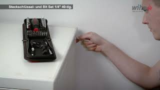 Steckschlüssel- und Bit Set 1/4