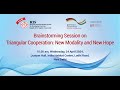 Brainstorming Session on Triangular Cooperation: New Modality and New Hope on 24th April 2024