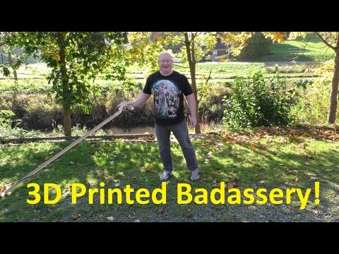 The world's longest pistol, firing 3D printed "rockets"!