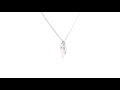 Chaine de cou en argent et zirconium pour femme  wwwebijouteriecom