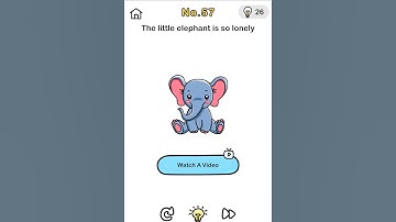brainout 🧠। Level 57। The little elephant is so lonely। @Raratewa.