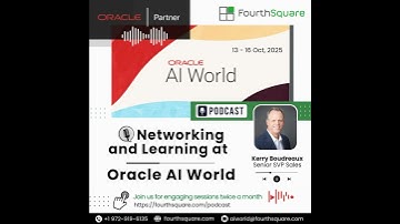 𝐄𝐩𝐢𝐬𝐨𝐝𝐞 𝟏𝟓 𝐢𝐬 𝐋𝐢𝐯𝐞! Networking and Learning at Oracle AI World 2025 #oracle #podcast #ai #oracleai