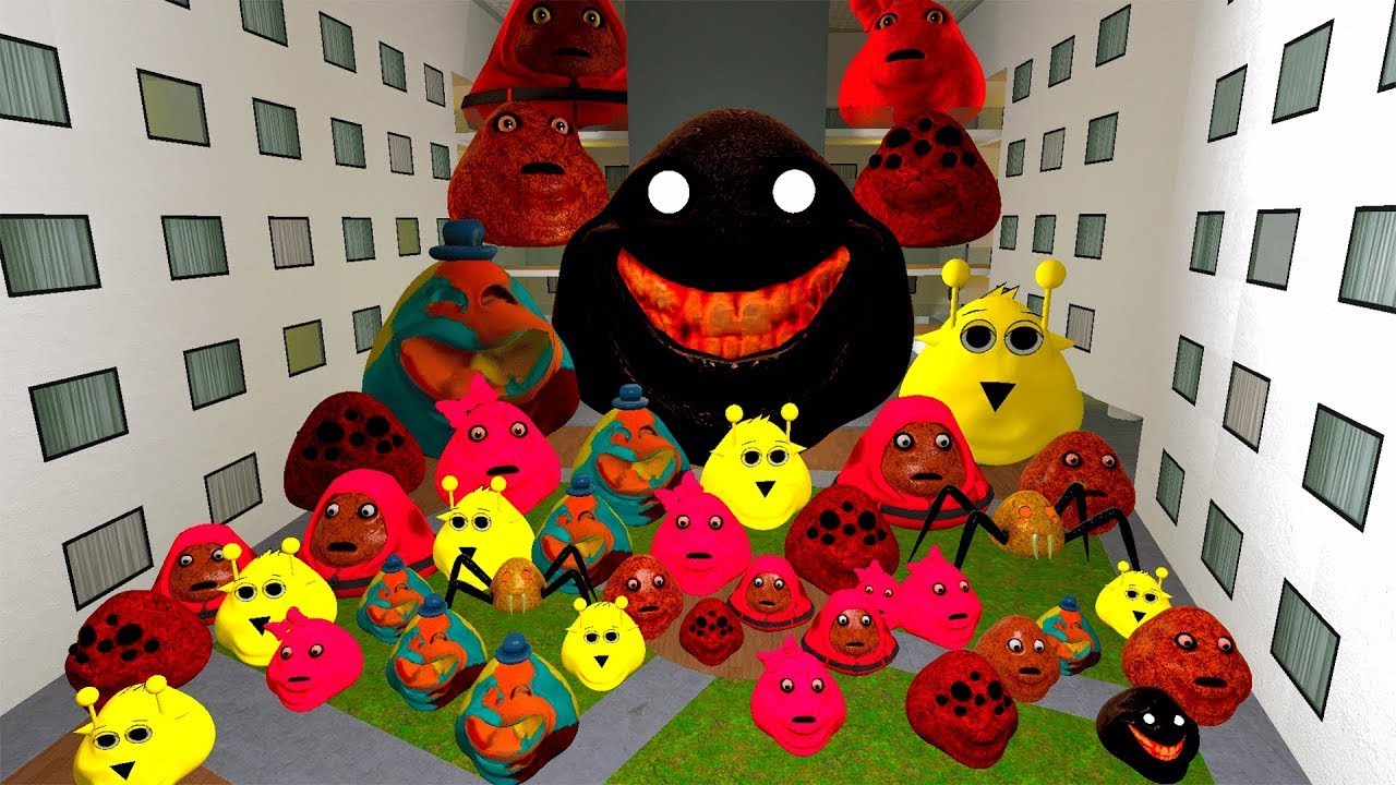 BIG POU CREEPYPASTA FAMILY FROM FULL HOTEL SCARY SO I COULD HELP THE POU BOU'SFAMILY in Gmod