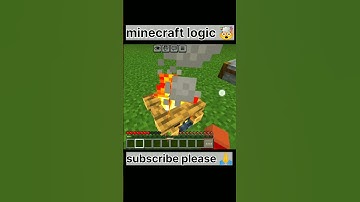 🔥minecraft logic 🤯#minecraft #gaming #bestscene #shortsfeed #shorts #viralshort