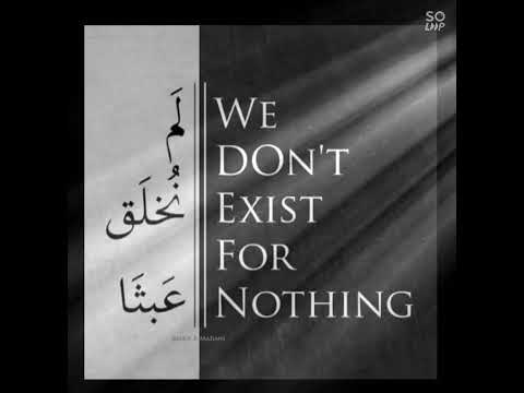 لا لا لم نخلق عبثا