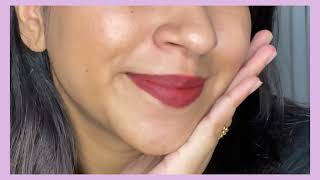 Mamaearth moisture matte lipstick - shade plum punch