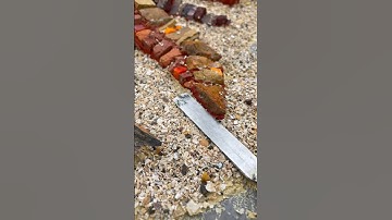 Using coloured thinset and sand to create a background for this mosaic #shorts #asmr #mosaic