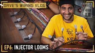 Ep6: Grouping and terminating ignition and injector looms | DAVE'S WIRING VLOG