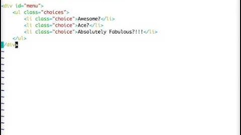 screencast - vim sparkup plugin by @aescnt++ makes html ...