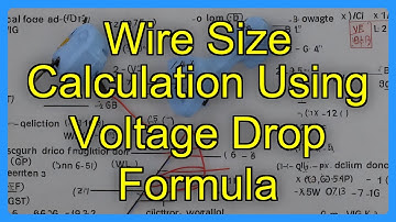 Wire Size Calculation Using Voltage Drop Formula