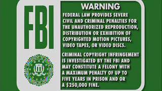 Green Fbi Warningduplication Warningwalt Disney Home Video