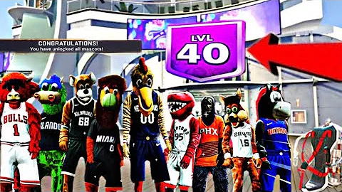 I HIT LEVEL 40 AND UNLOCKED NBA MASCOTS ON 2k22 !!!!! ( INTENSE REP UP REACTION!!)