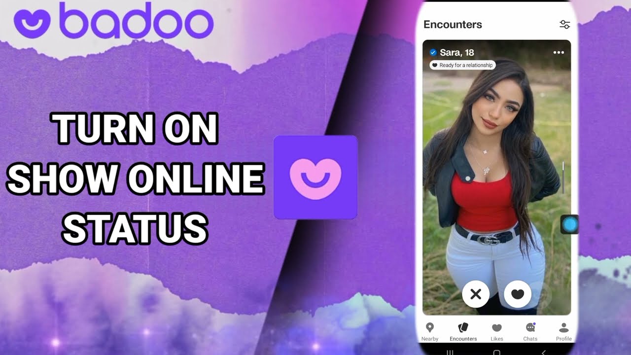 How To Turn On Show Online Status On Badoo Dating And Chat,Meet App