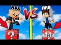 TNT ЛАКИ БЛОК VS РЕДСТОУН ЛАКИ БЛОК! НУБ ПРОТИВ ПРО! ВЫЖИТЬ НА 1 БЛОКЕ МАЙНКРАФТ! #3