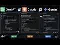 ChatGPT vs Claude vs Gemini 2026: The Ultimate AI Developer Benchmark Comparison!!