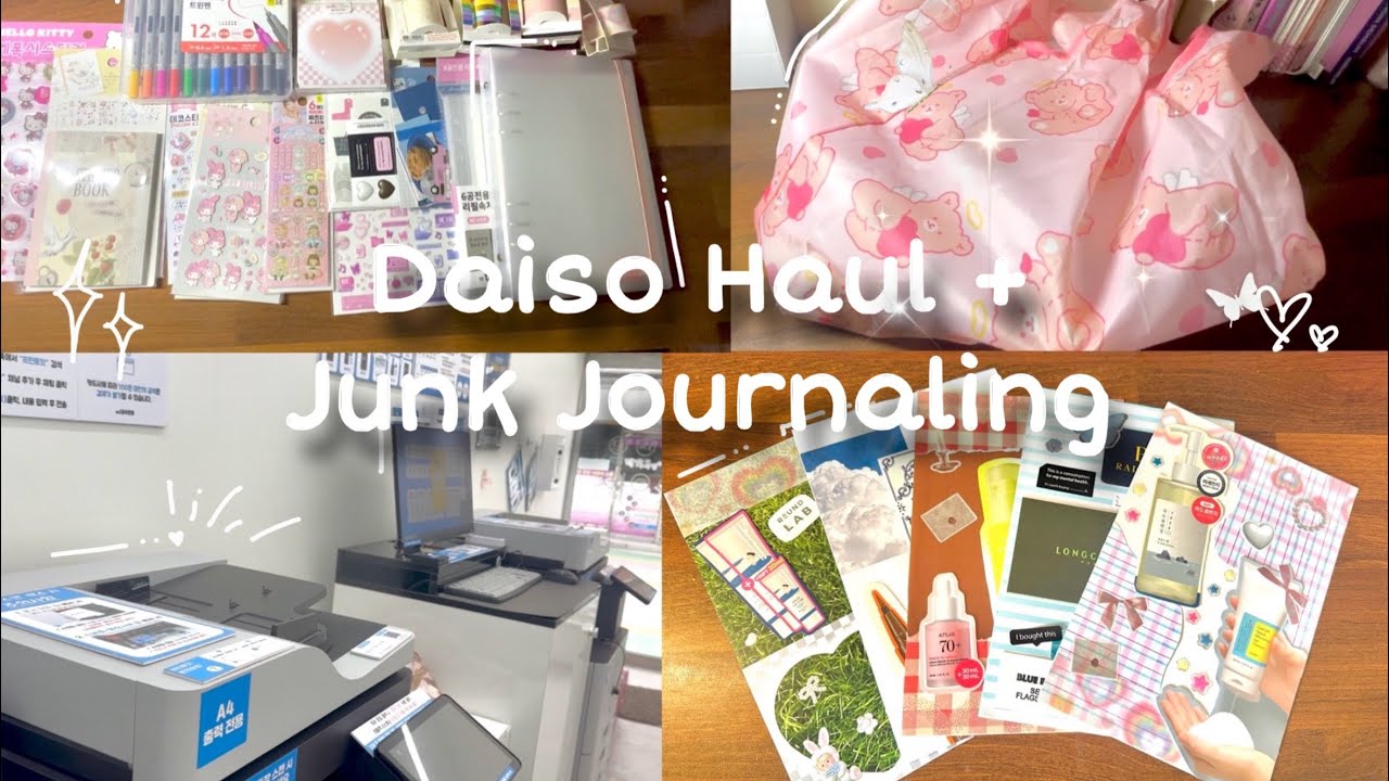  Daiso Haul 🛍️ & Junk Journaling ✨