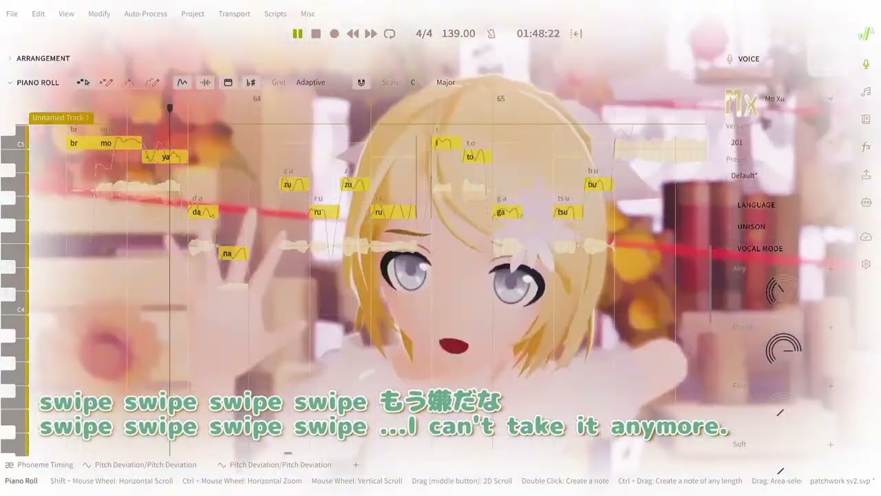 【Mo Xu 2.1】 Patchwork Staccato 【SynthV2カバー】