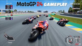 MotoGP 24 Gameplay PC Ultra Graphics - Le Mans Circuit #FrenchGP