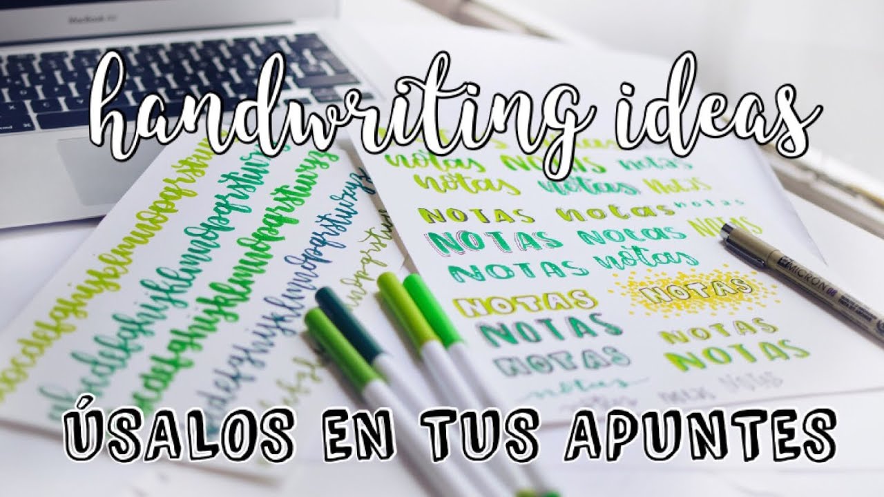 Handwriting y Lettering ideas - HAZ TUS APUNTES MÁS BONITOS / karlasnotes -  thptnganamst.edu.vn