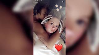 ireland baldwin enjoys morning snuggles with noah schweizer