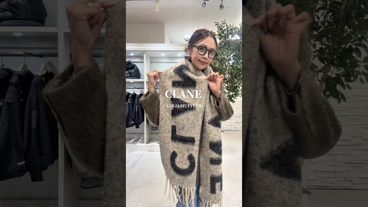 CLANE/クラネ/CLANE LOGO MUFFLER【公式通販】 CLANE クラネ CLANE