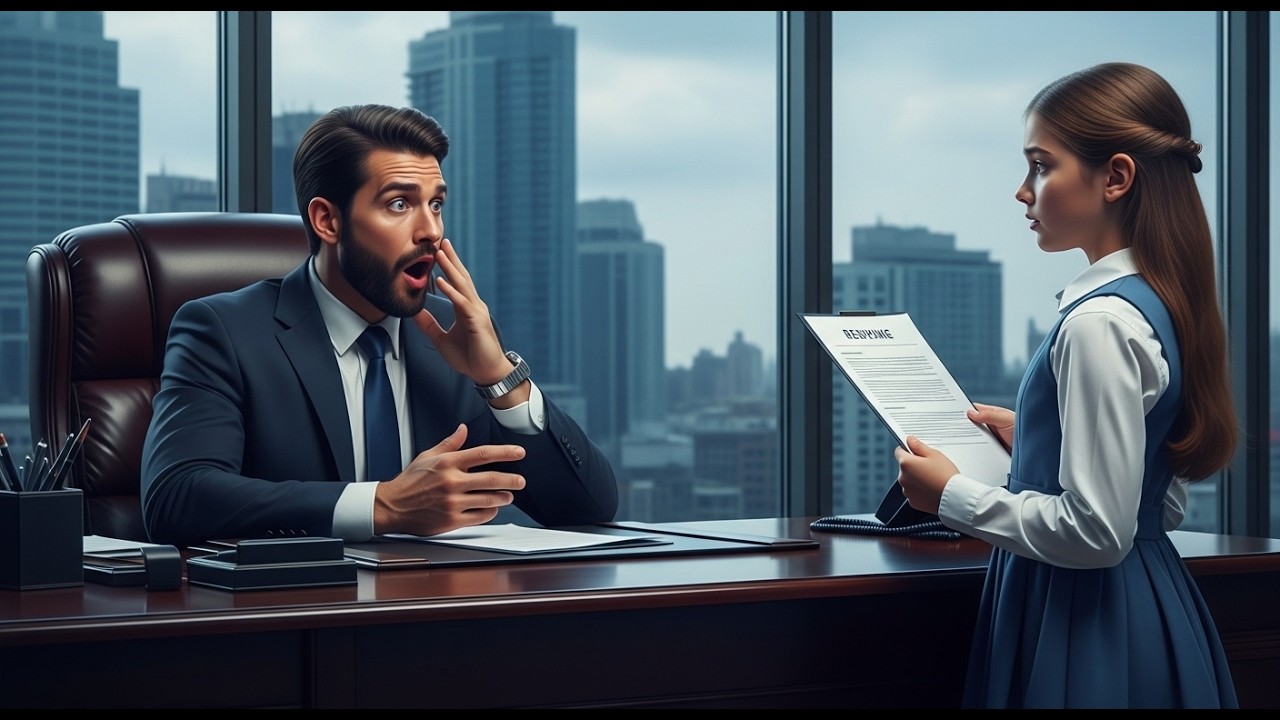 Millionaire CEO Interviews A Shy Girl By Mistake—What She Did Next Shocked Everyone