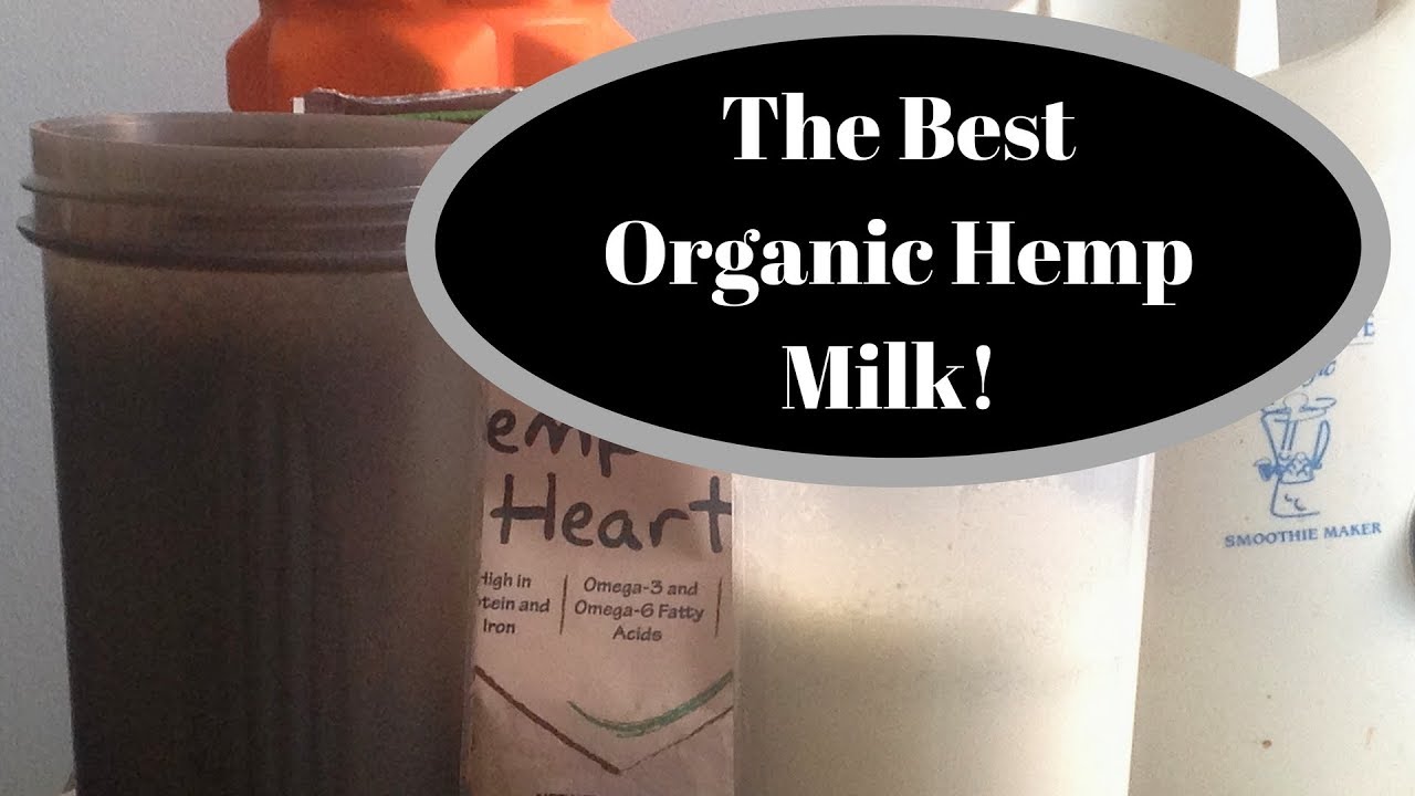 How To Make The Best Organic Hemp Milk YouTube