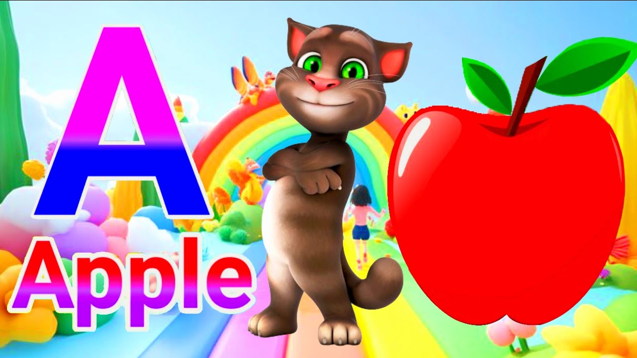A for Apple B for Ball C for Cat D For Dog Learning Tv Phonics Song A ...
