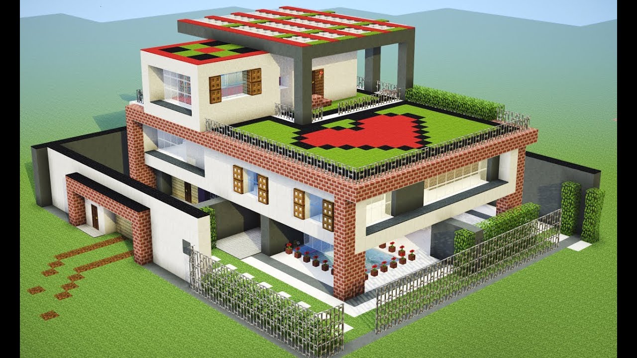 Minecraft Tutorial : CASA ULTRA MODERNA SIMPLES 