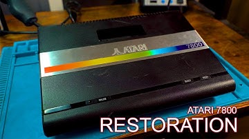 Atari 7800 - Restoration & Hardware Breakdown - 4K