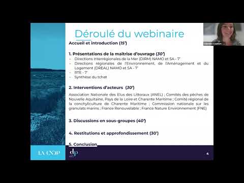 La mer en débat : Webinaire interfaçade NAMO/SA "Zones propices à l'éolien & ZPF (8/04/24)