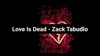 Love Is Dead (Lyrics + Vietsub) - Zack Tabudlo Resimi