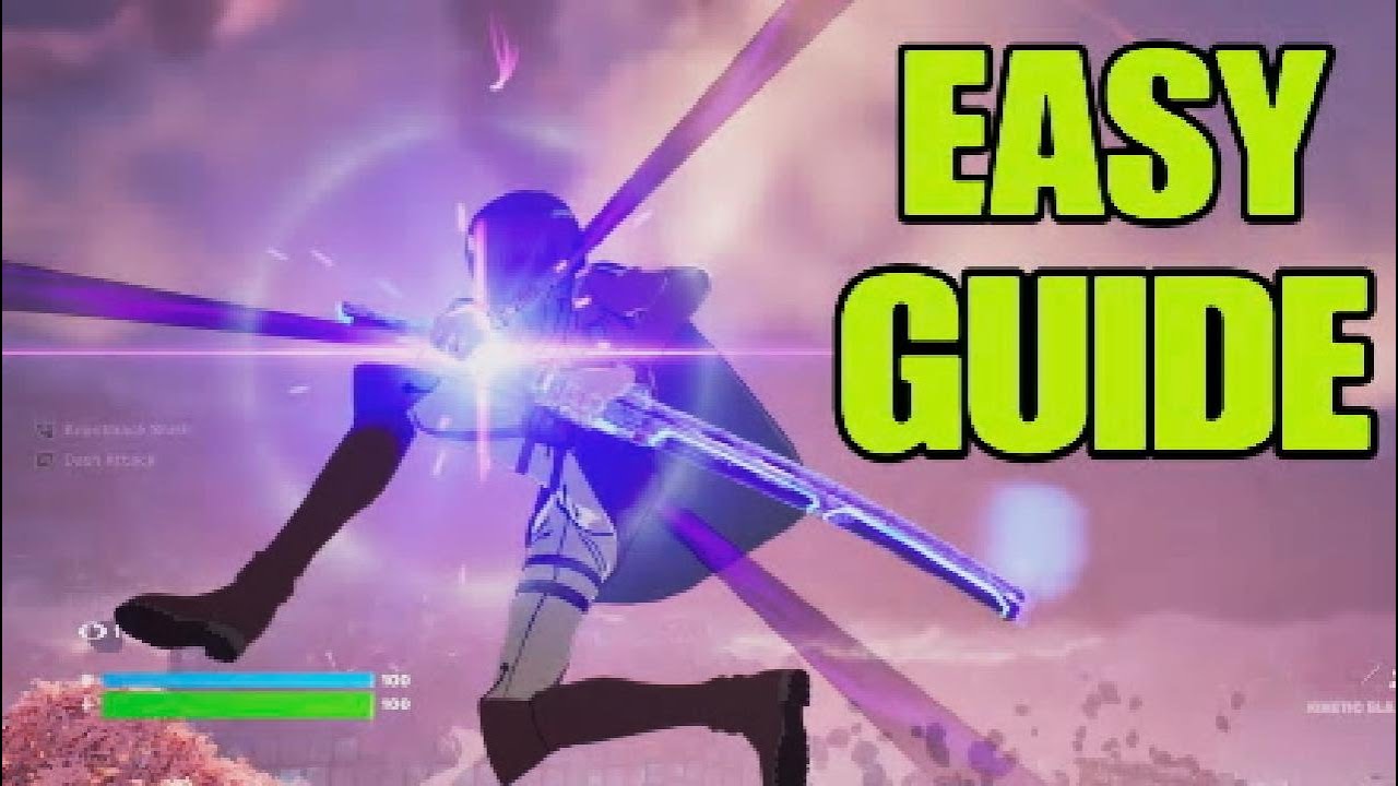 Travel distance using the Kinetic Blade Dash Attack - Fortnite Week 5 Weekly Quests