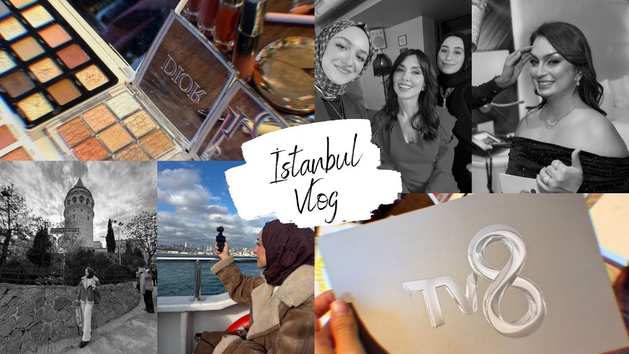 Makeup Artist Vlog | İstanbul, Tv8 Set, Ödül Töreni 🤩🏆🎬