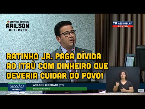 Arilson: Ratinho Jr. paga Itaú com dinheiro que deveria ser destinado a cuidar do povo do Paraná!